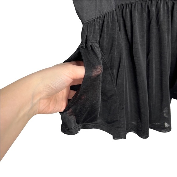 NWT Free People Movement Black Catch Me Drift Flowy Tank Top - Picture 6 of 12